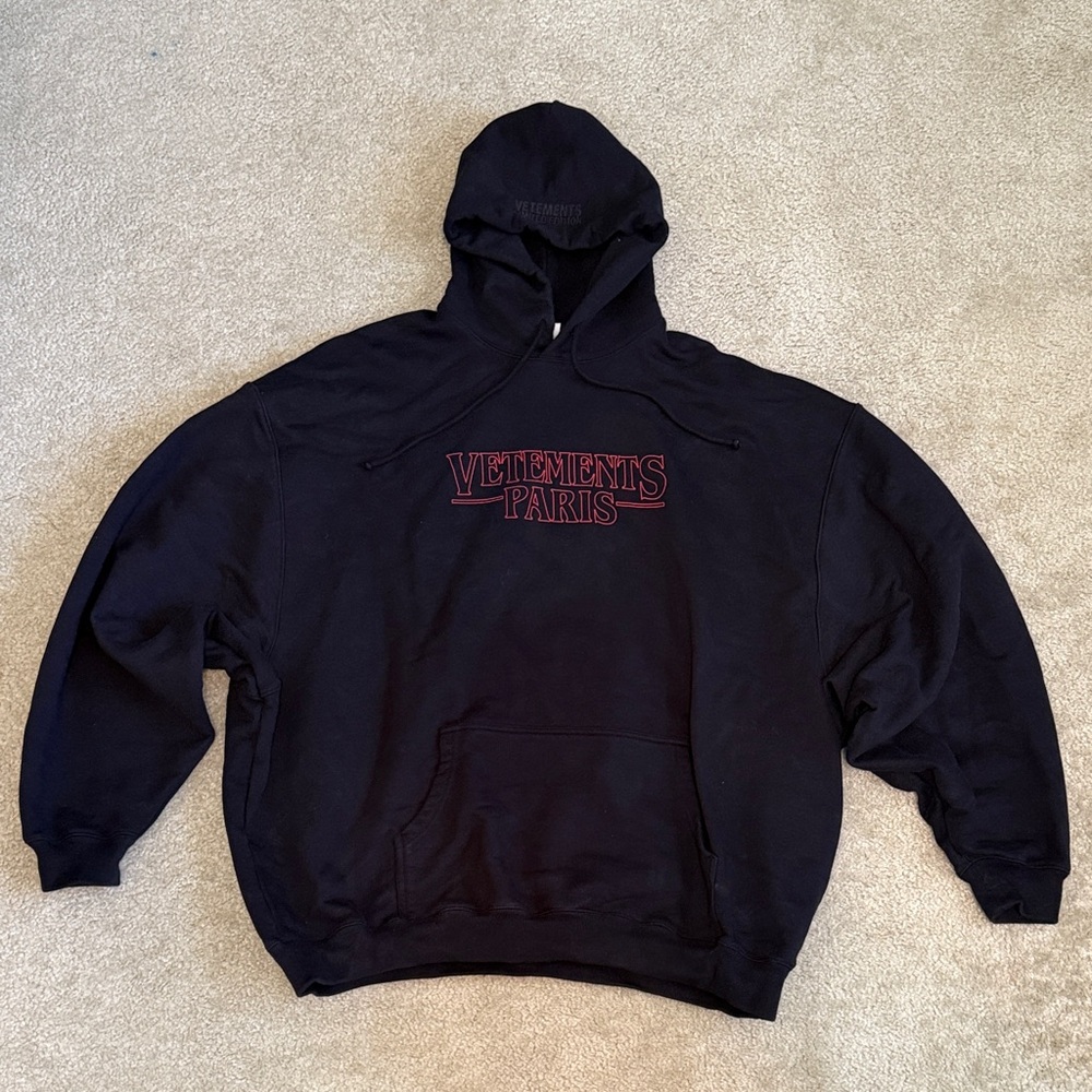 Vetements Paris Logo Hoodie
